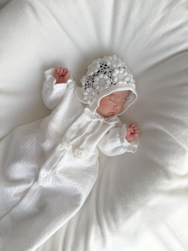 【即納】 bébé/ (長袖) Milky Organic Quilt Dressall