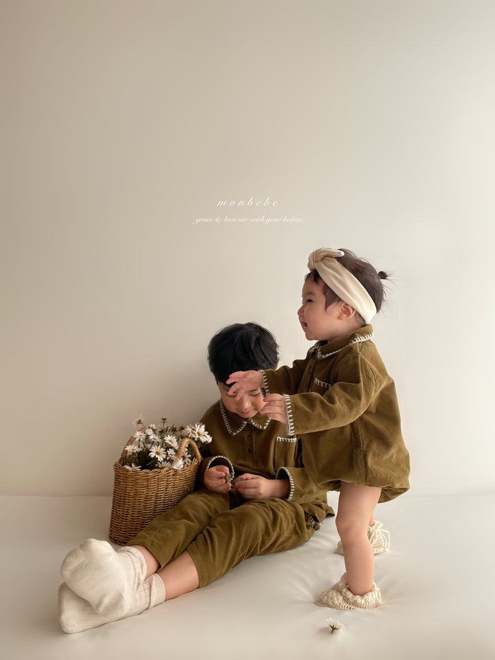 【新作:10/27以降発送】 monbebe / Louis melo shirts