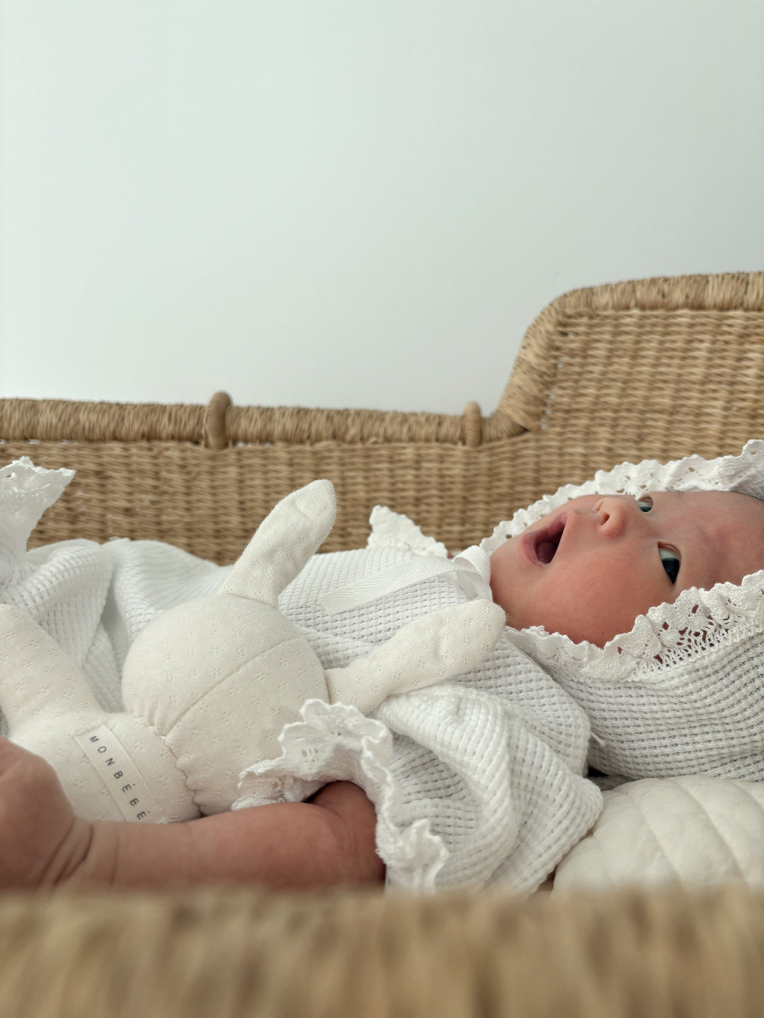 bébé / waffle bonnet