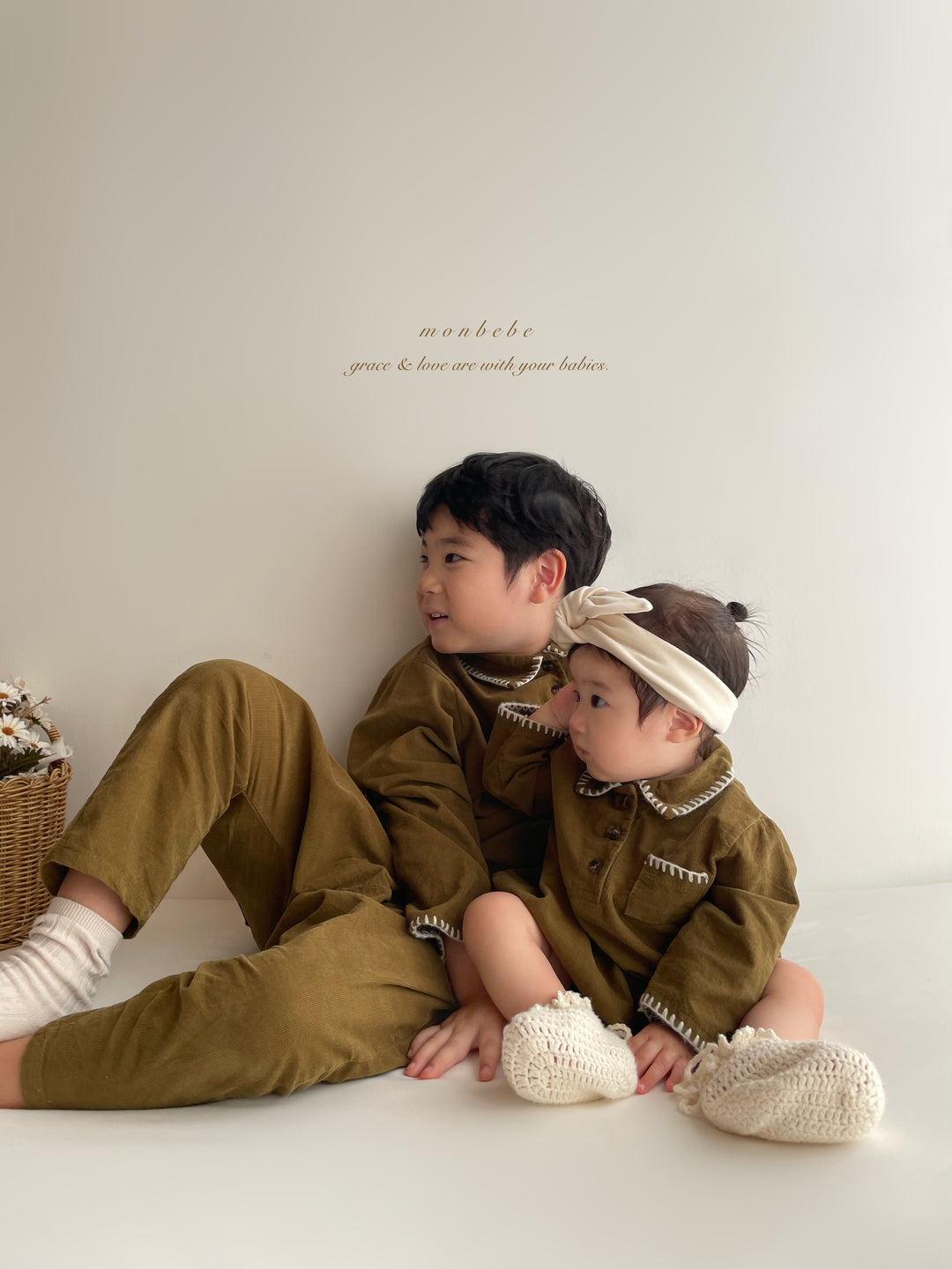 【新作:10/27以降発送】 monbebe / Louis melo shirts