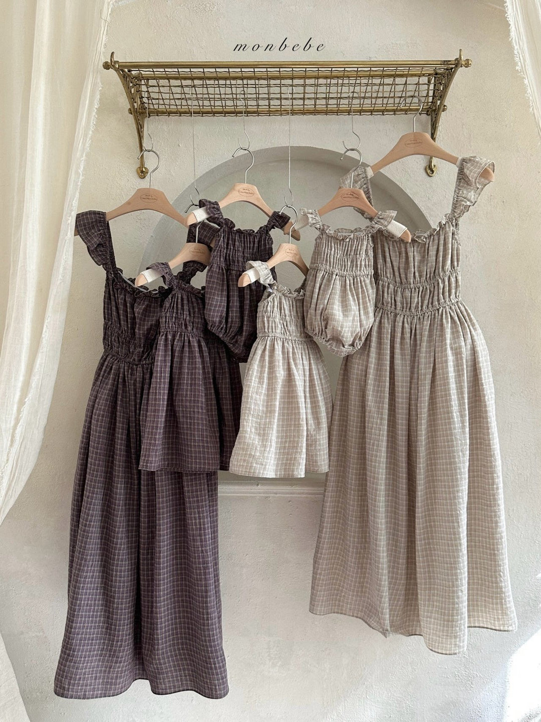【予約】monbebe / Maple Check Suit