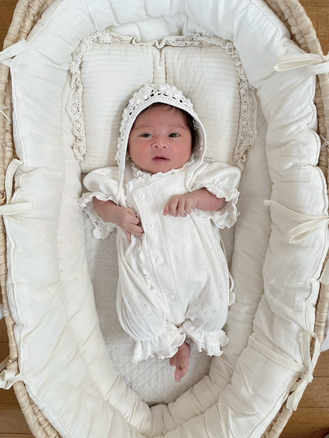 bébé / (半袖) whipped frill suit – ciel de bébé