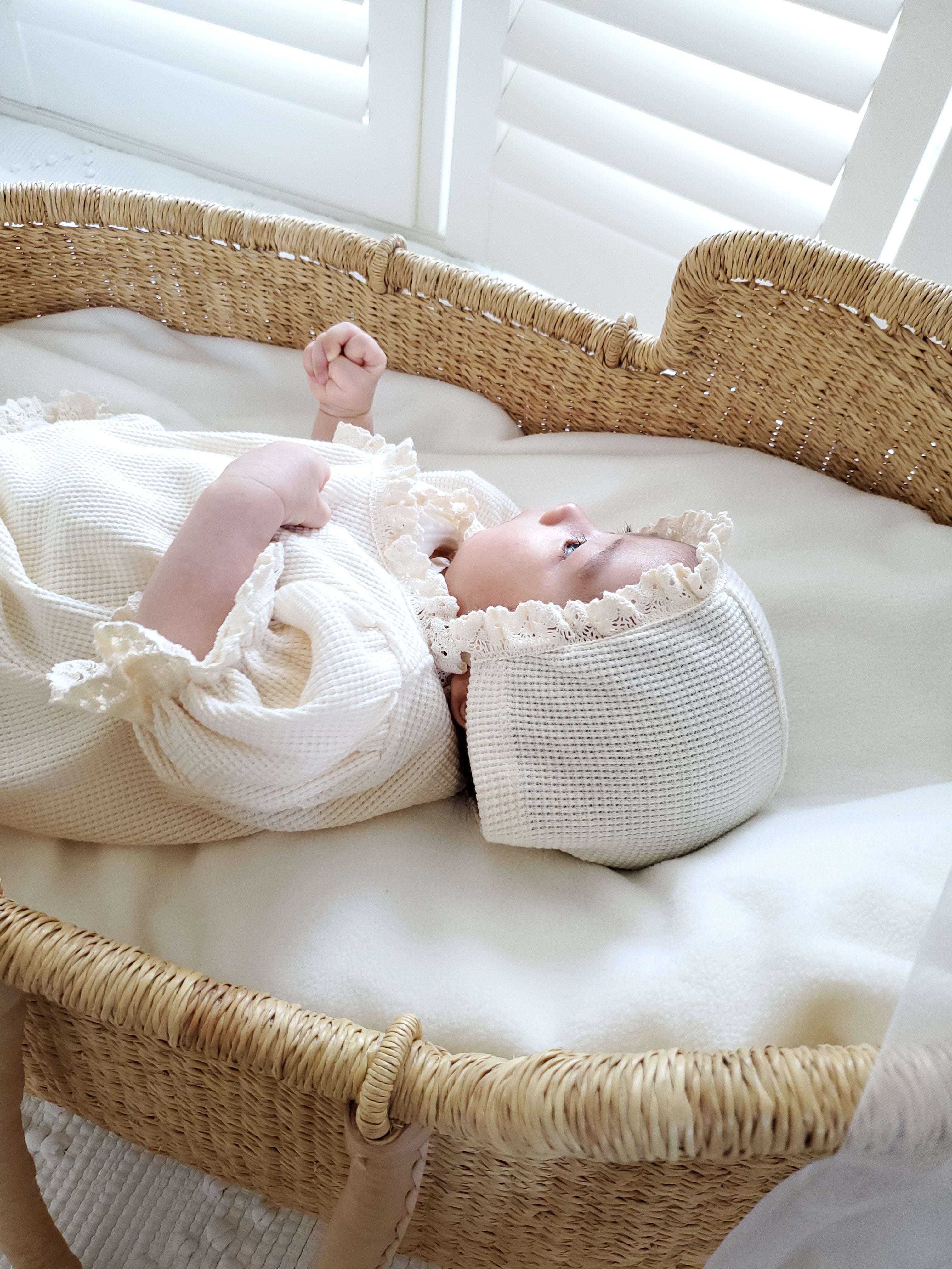 monbebe / (長袖) Waffle glory suit – ciel de bébé
