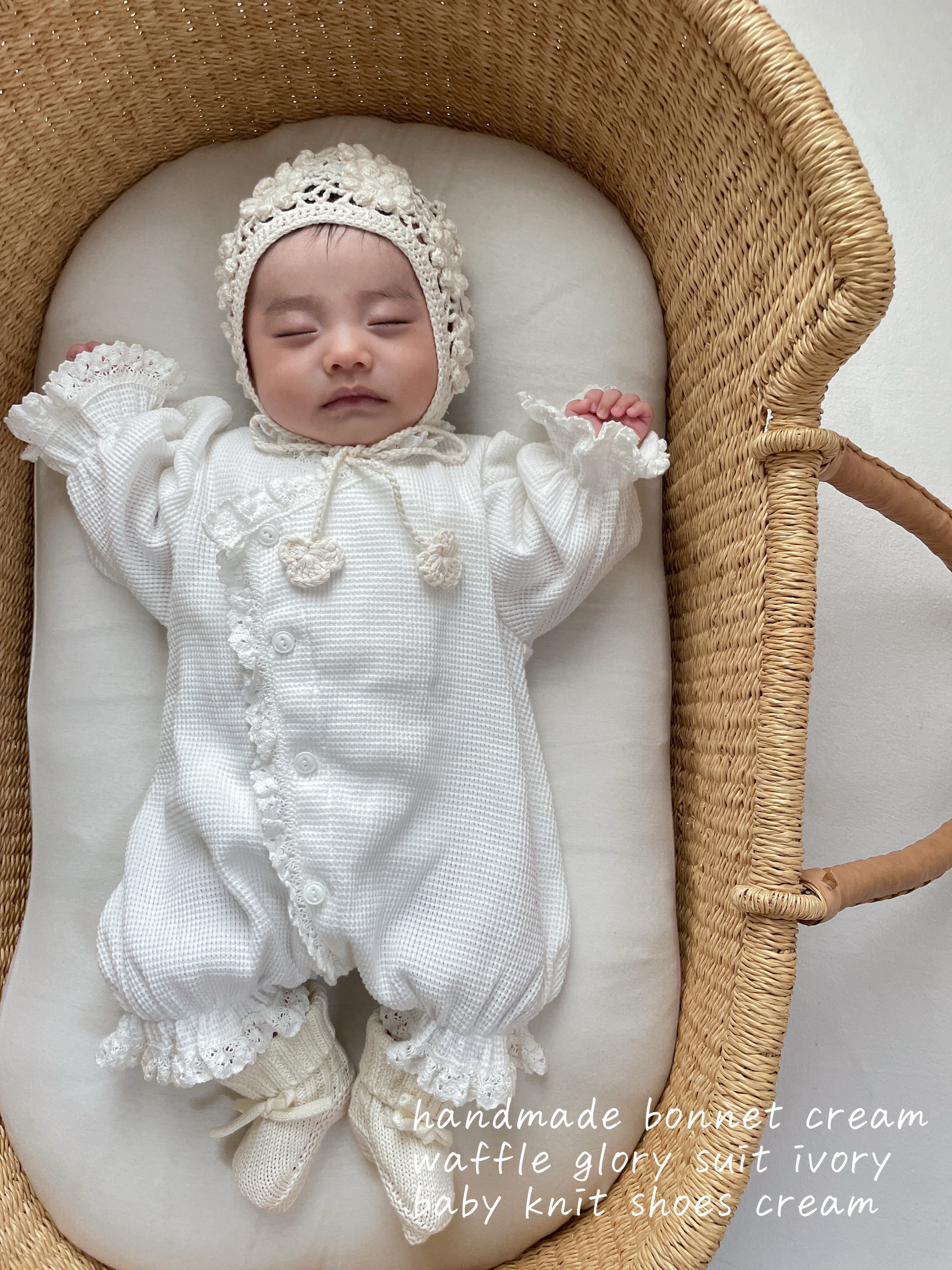 即納】bébé / (長袖) waffle glory suit – ciel de bébé