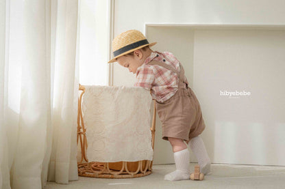 hibyebebe / Cozy linen suspenders