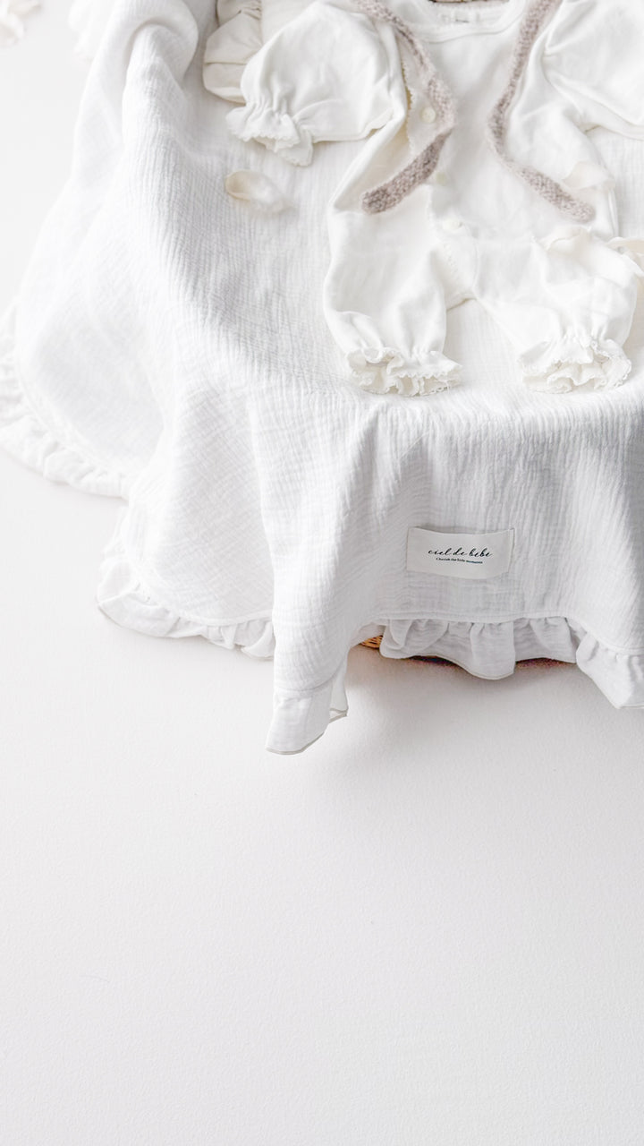 bébé / Luna Round Frill Blanket
