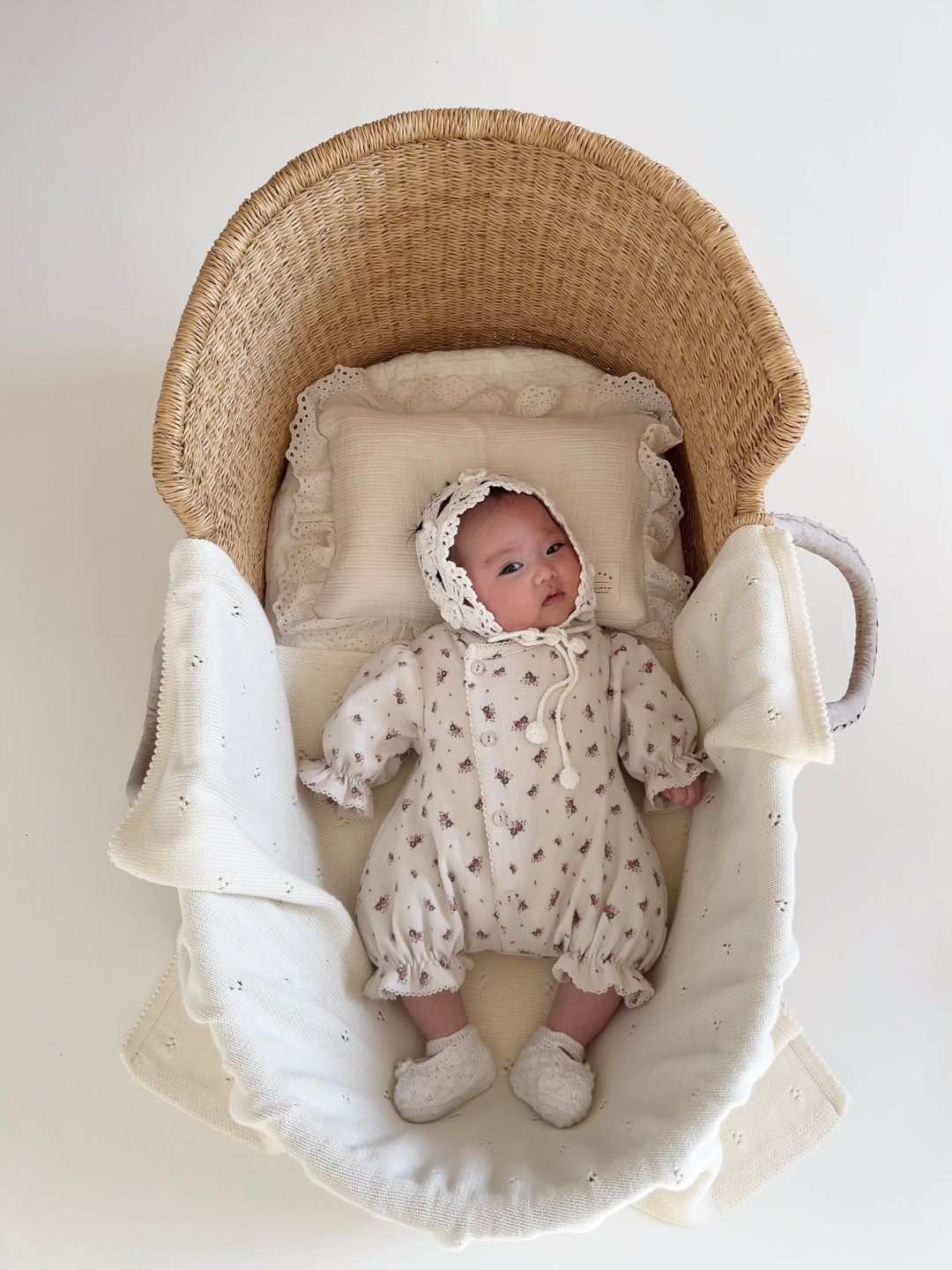 【再入荷なし】 monbebe / (長袖) Floral glory suit