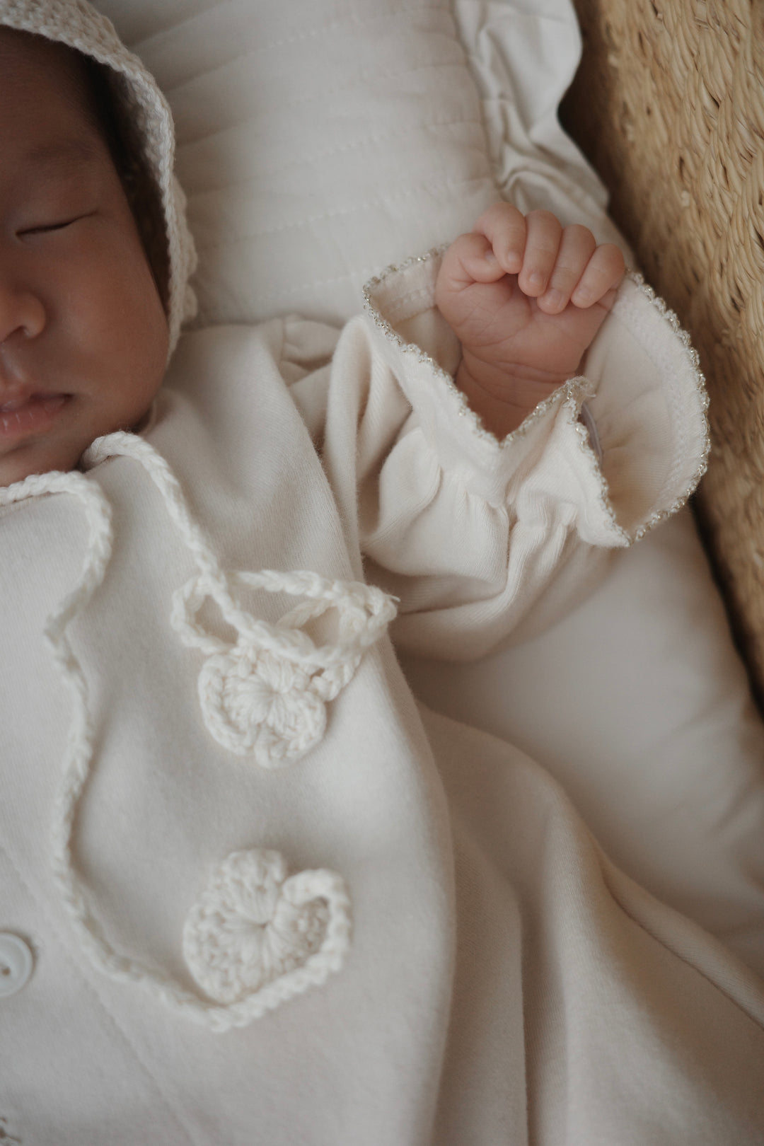 【Silver/Gold】 bébé/ (長袖) Picot glory suit
