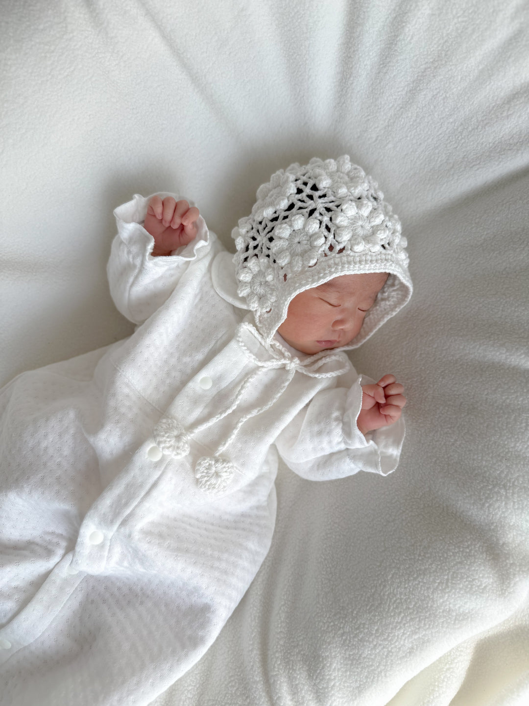 【即納】 bébé/ (長袖) Milky Organic Quilt Dressall