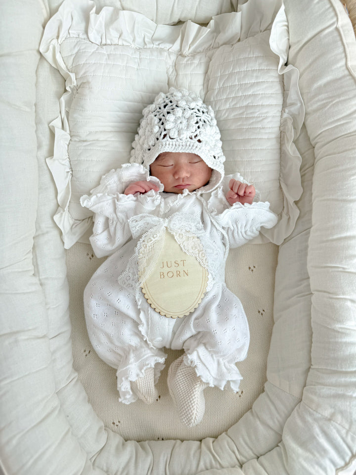 bébé / (長袖) whipped frill suit