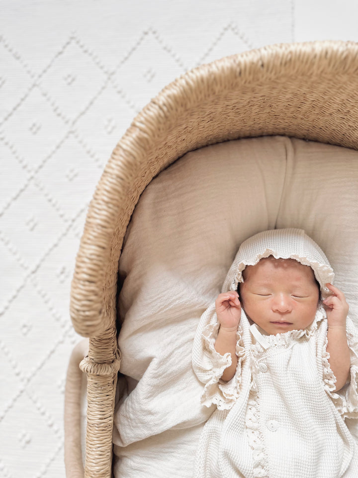 bébé / waffle bonnet