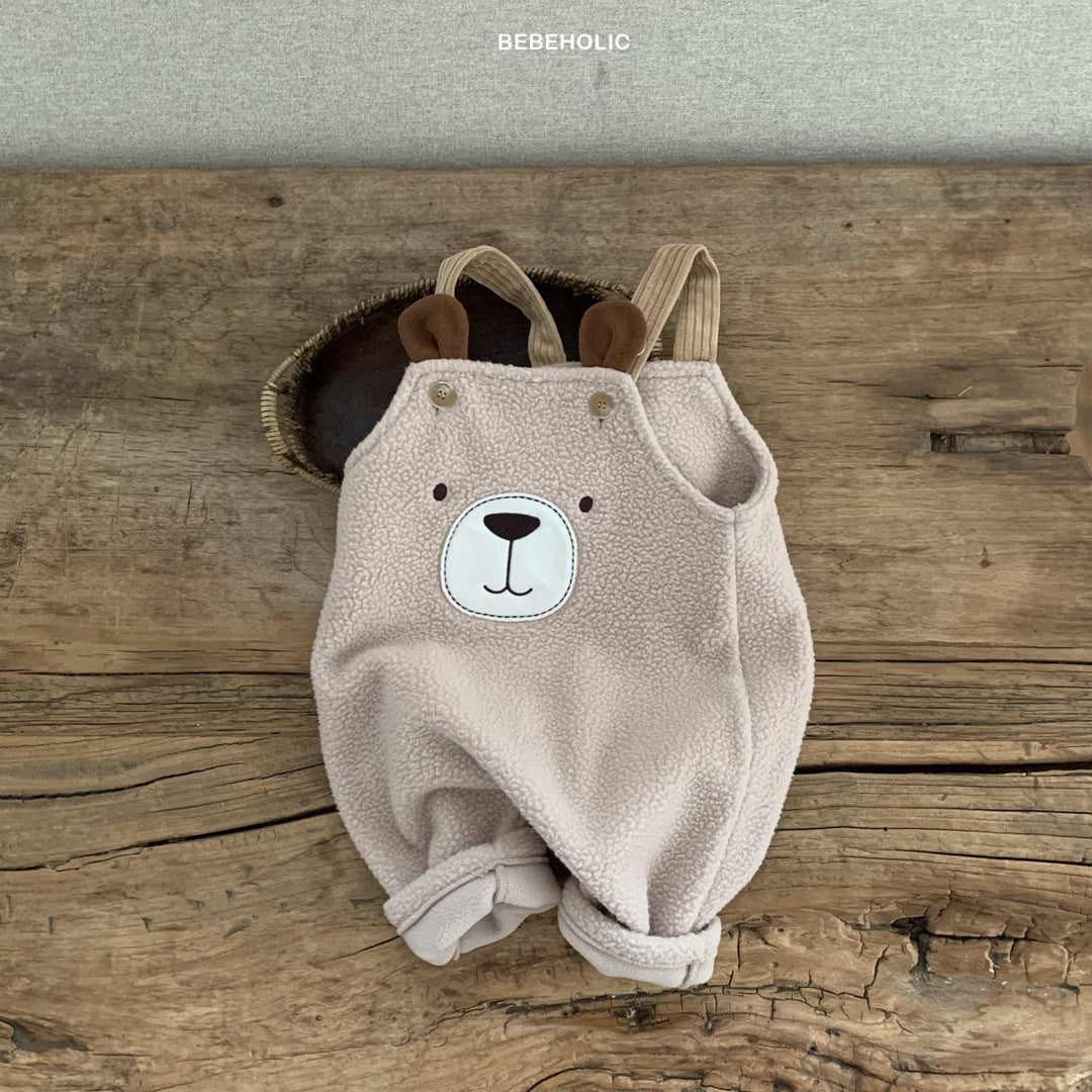 bebeholic / Bear suspender suit