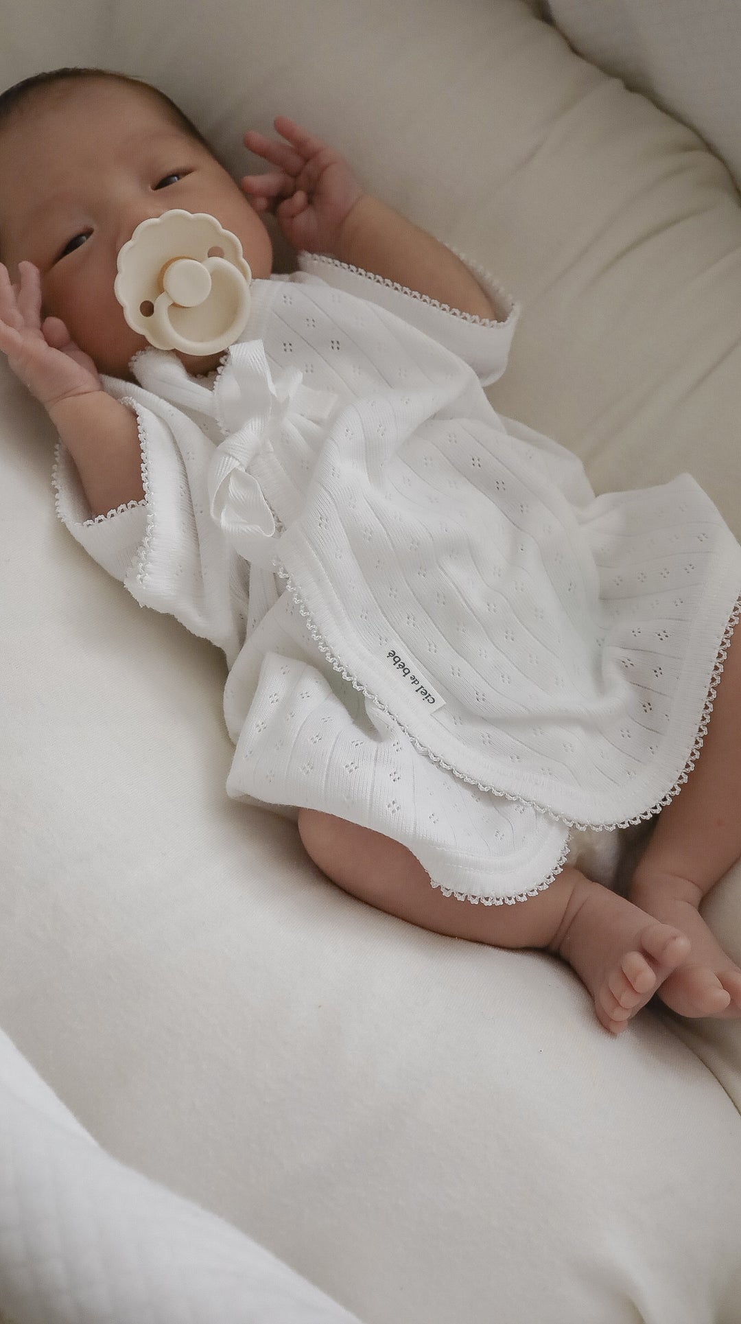 【即納】bébé / 【半袖】Savon Organic underwear (短肌着ype)