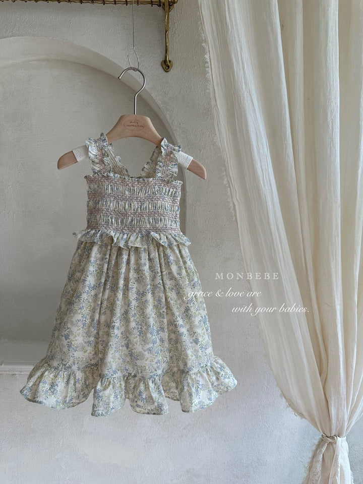 【予約】monbebe / smock dress (kids)