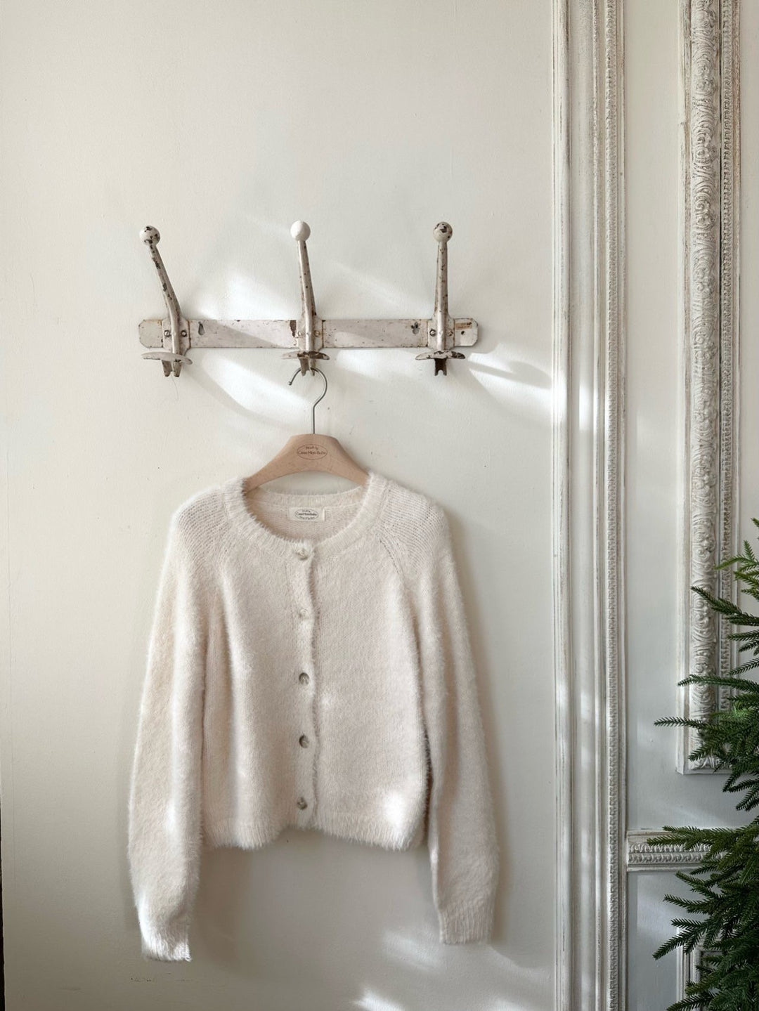 【予約】 monbebe /Teddy cardigan  (mom)