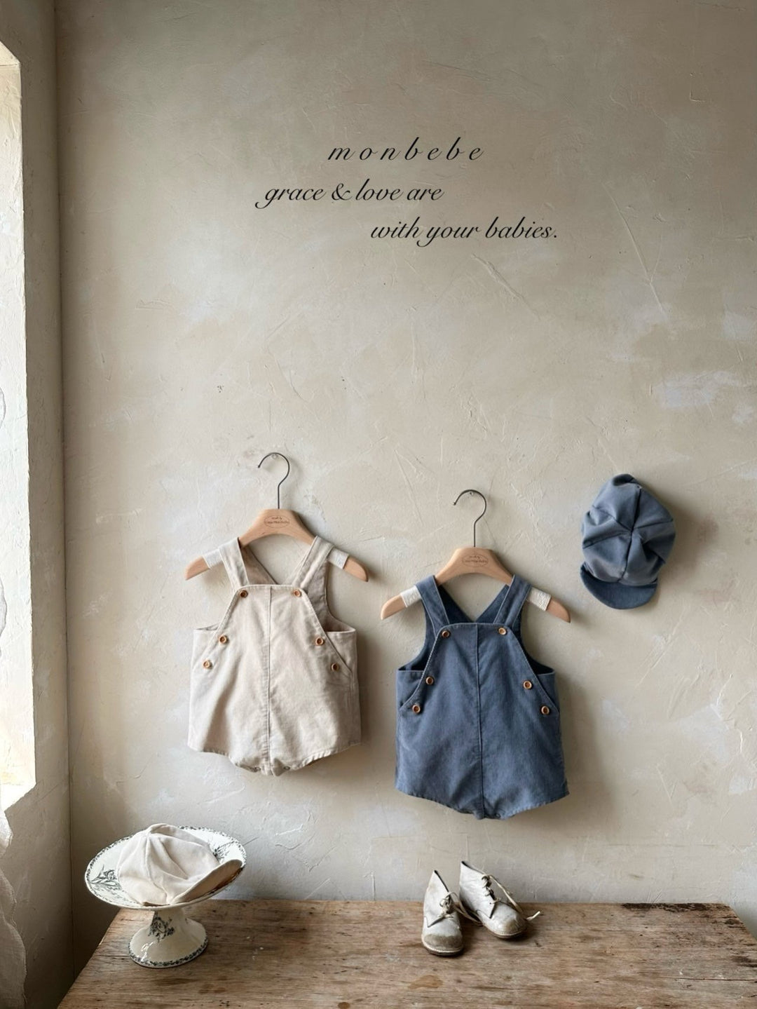 【8/15販売開始】 monbebe / Corduroy Suit (capset)