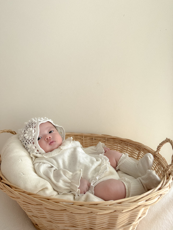 【11/17 再入荷】 monbebe / Frill Vest