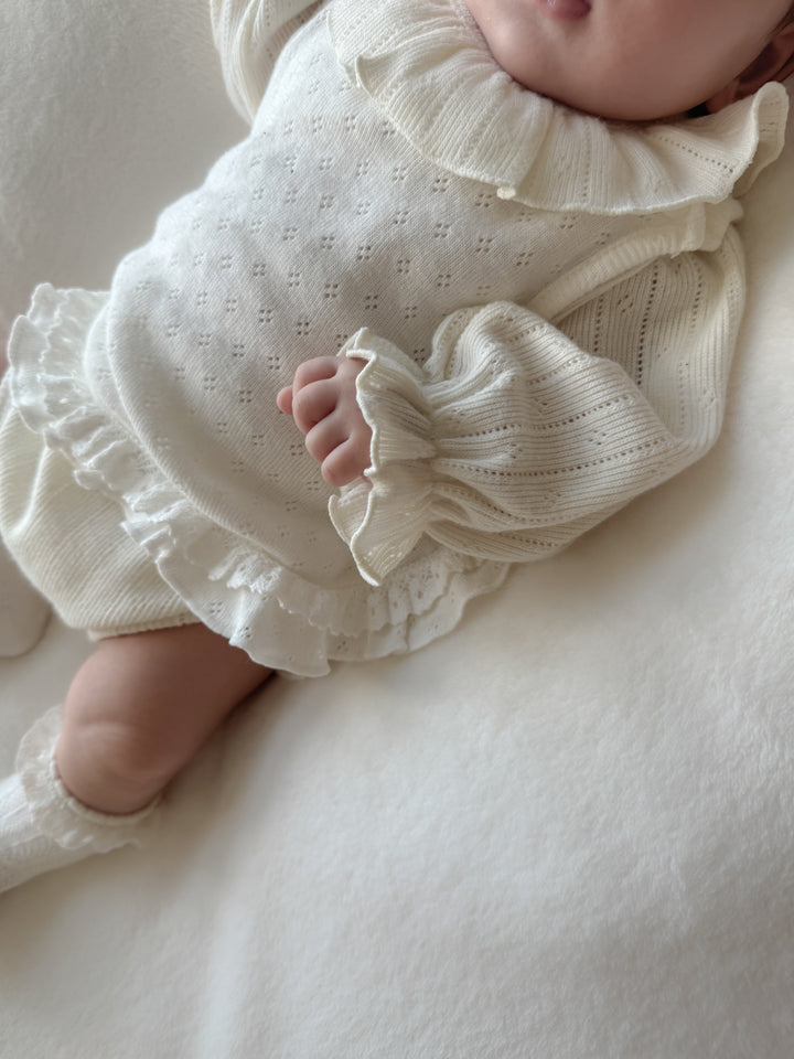 【11/17 再入荷】 monbebe / Frill Vest