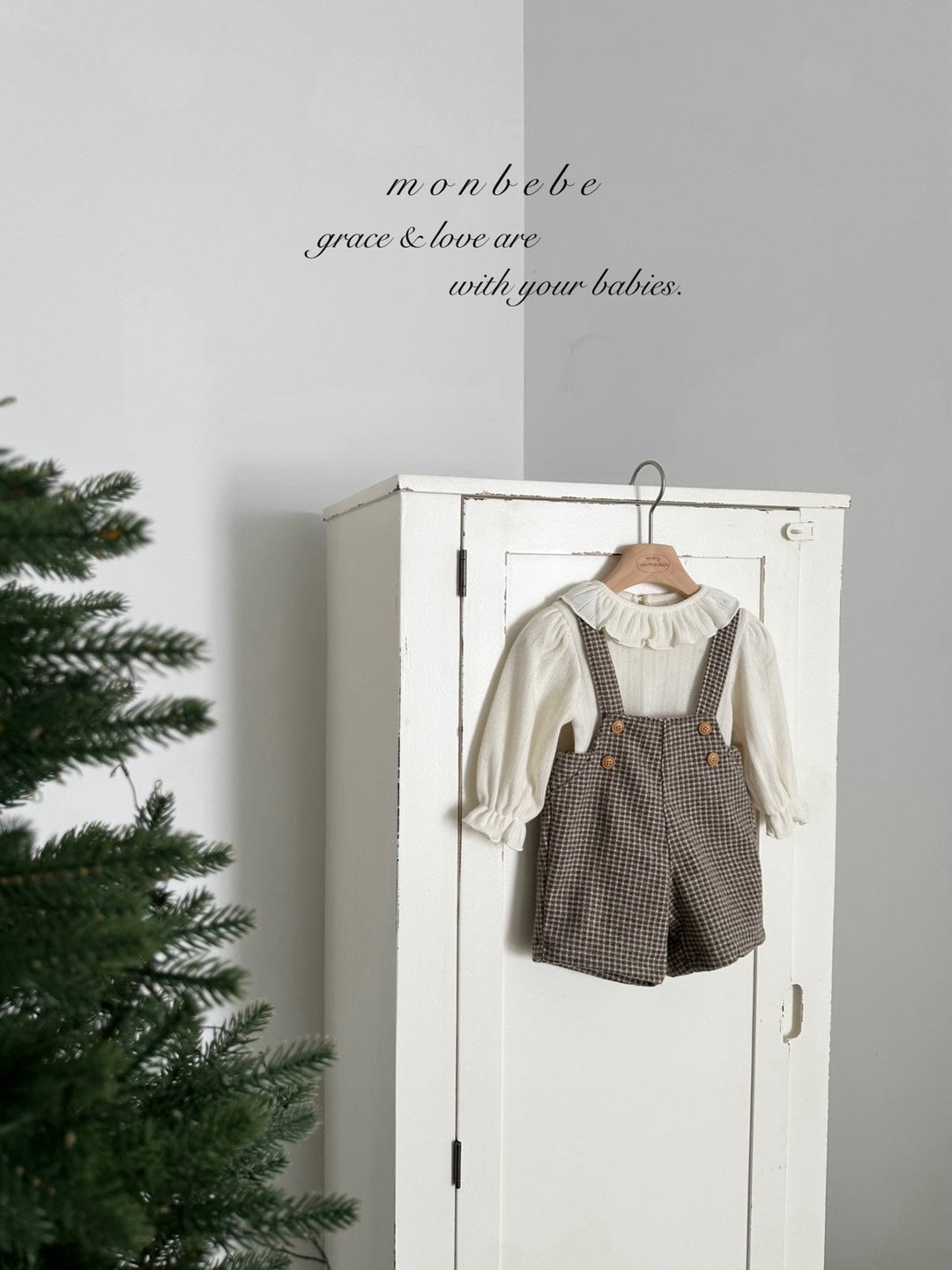 monbebe / Window Check overalls