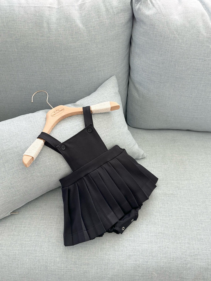 【予約】monbebe / Louis Pleats Suspender Suit
