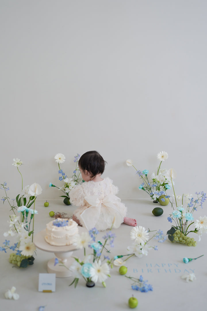 【予約】monbebe / Blanc Shasha suit