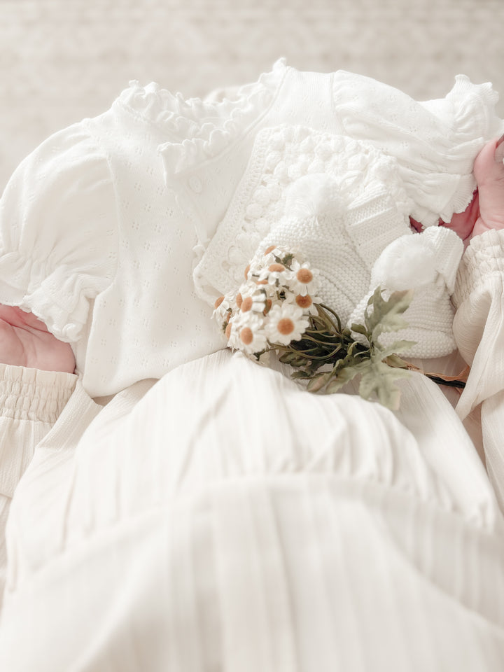 【2026夏新作】bébé / (半袖) whipped frill suit