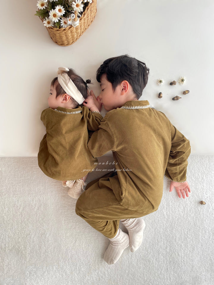 【新作:10/27以降発送】 monbebe / Louis melo shirts