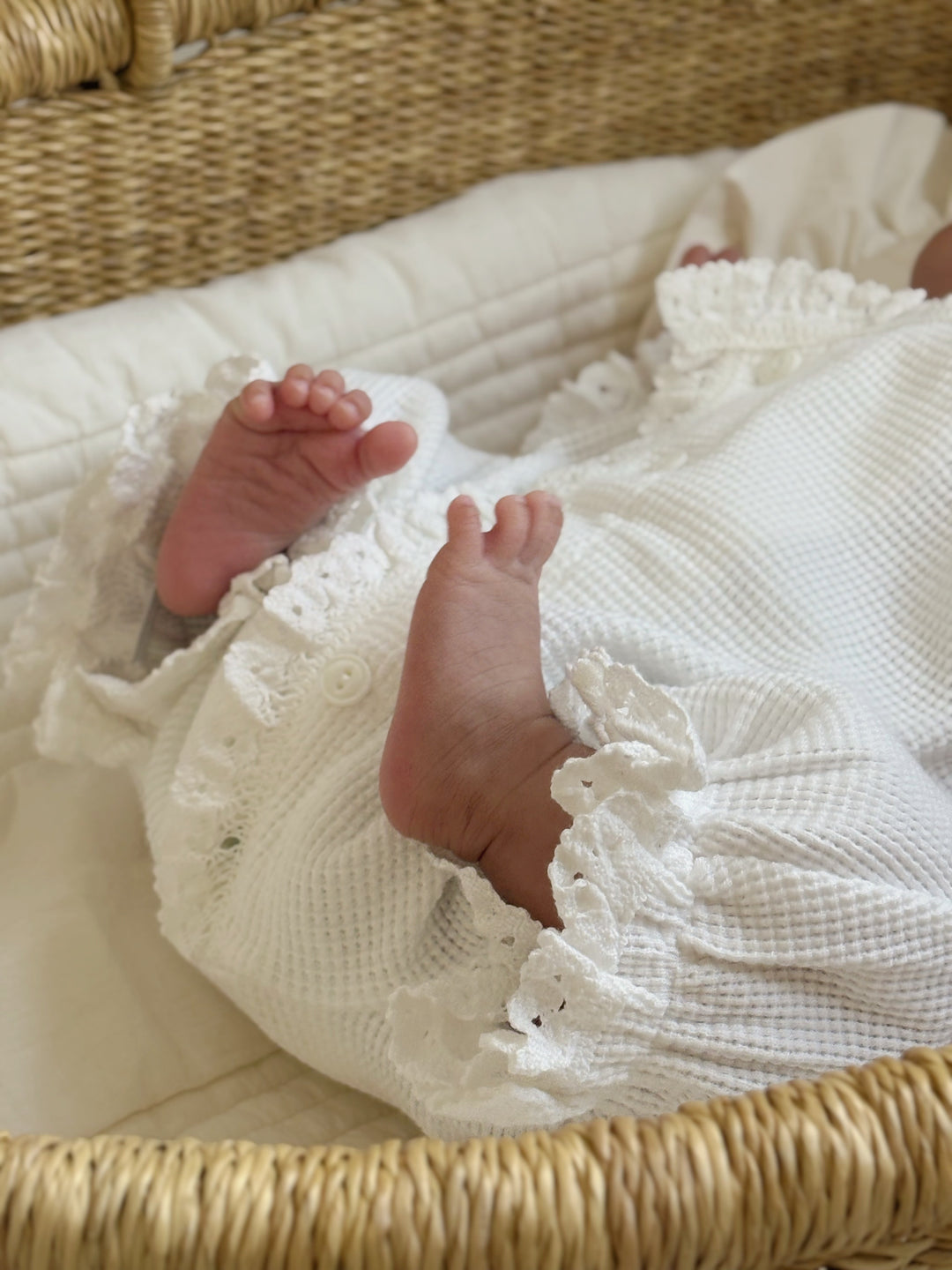 【3/6発売】bébé / (半袖) waffle glory suit