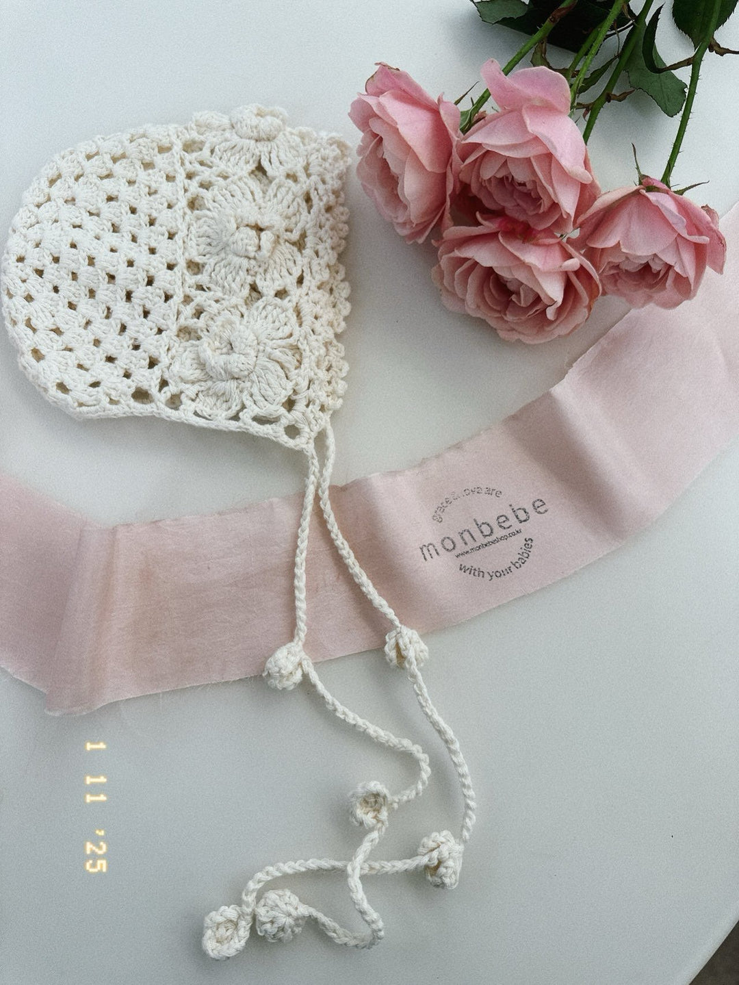 monbebe / Mary Rose Handmade Bonnet