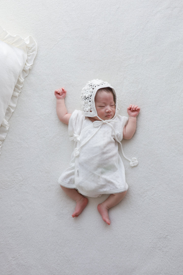 【即納】bébé / 【半袖】Savon Organic underwear (短肌着ype)