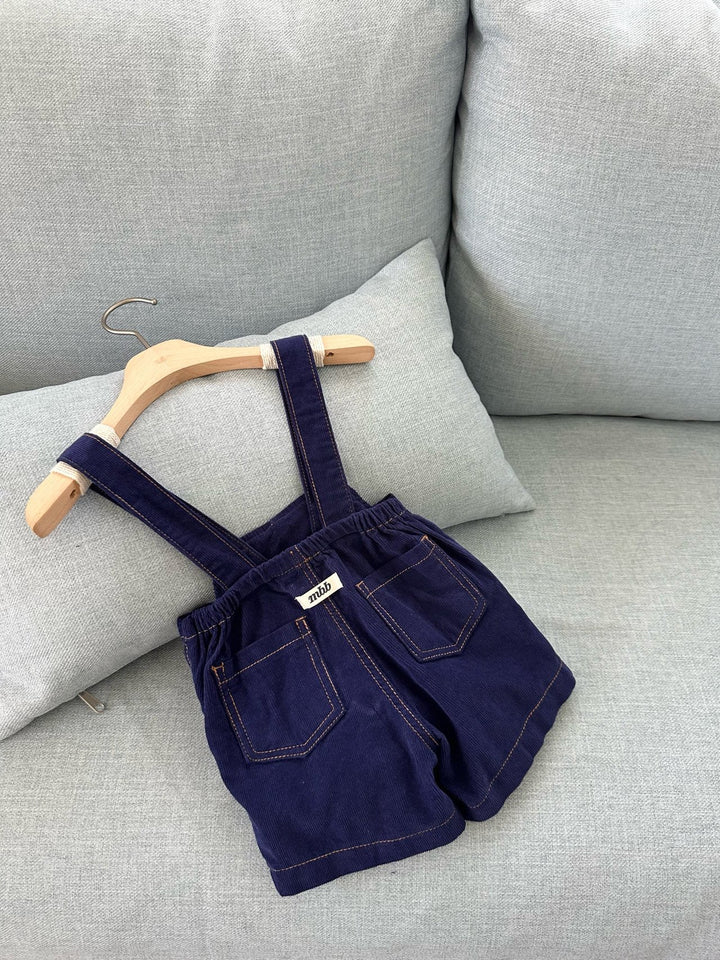 【予約】monbebe / Royal Corduroy Suspender Pants