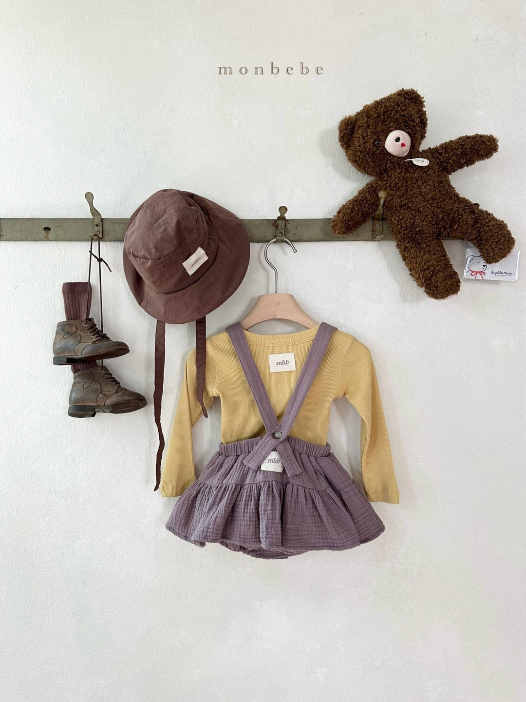 【予約】monbebe / Cancan Suspender Bloomer Skirt