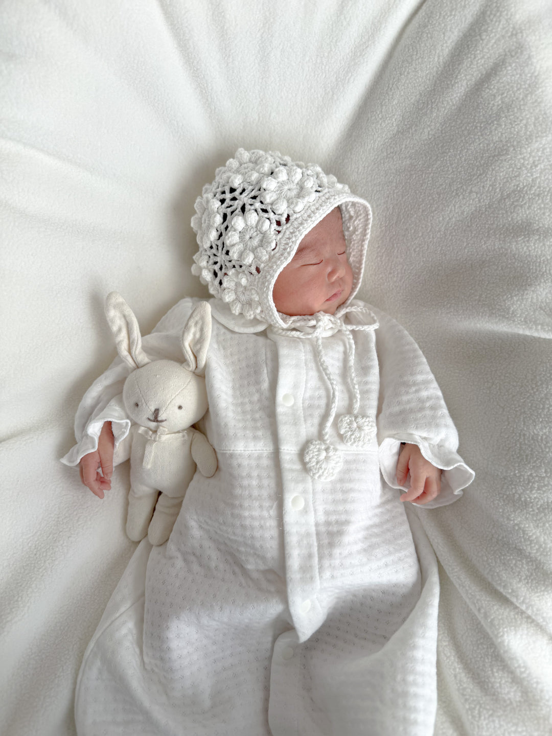 【即納】 bébé/ (長袖) Milky Organic Quilt Dressall