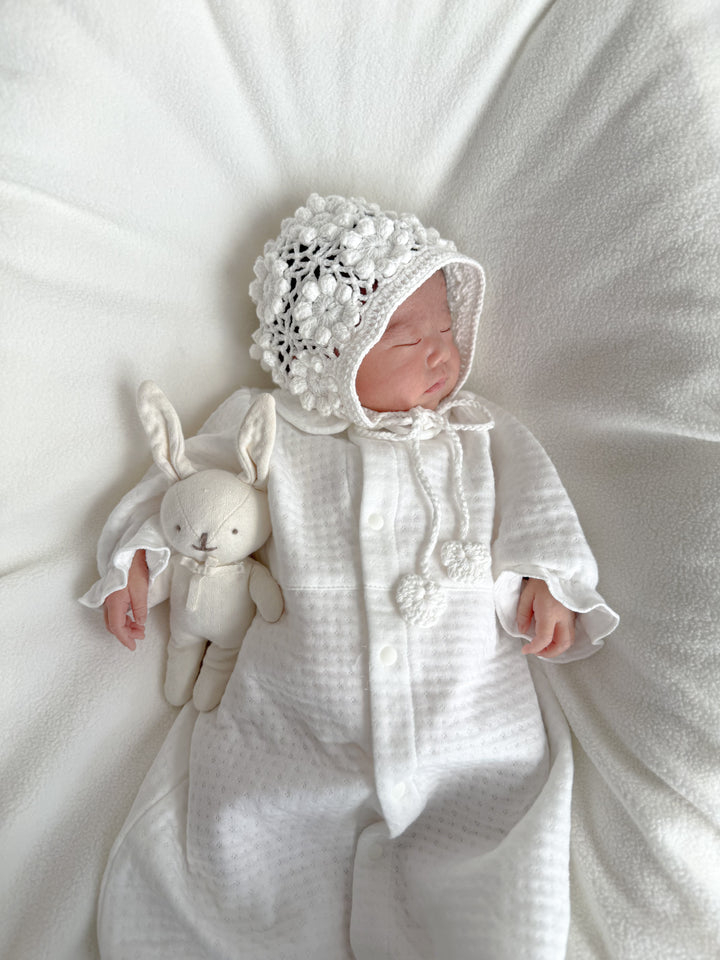 【即納】 bébé/ (長袖) Milky Organic Quilt Dressall