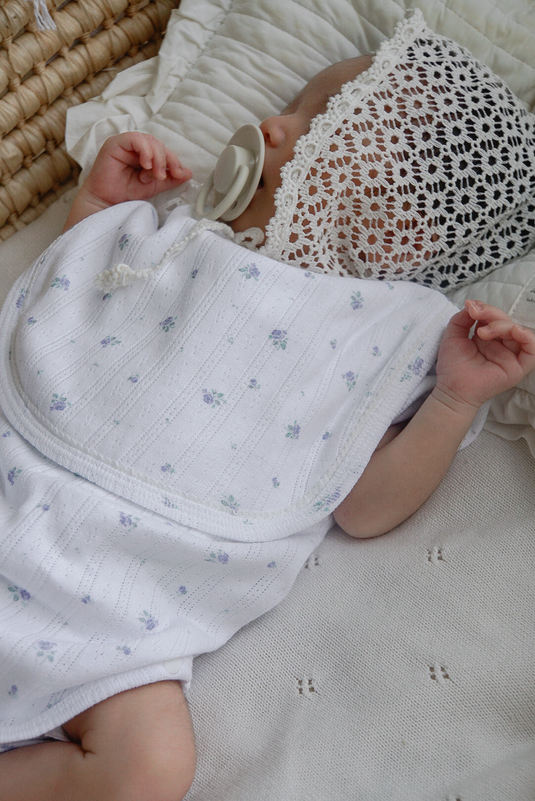 1gram  / Ribbed baby romper (bib set)