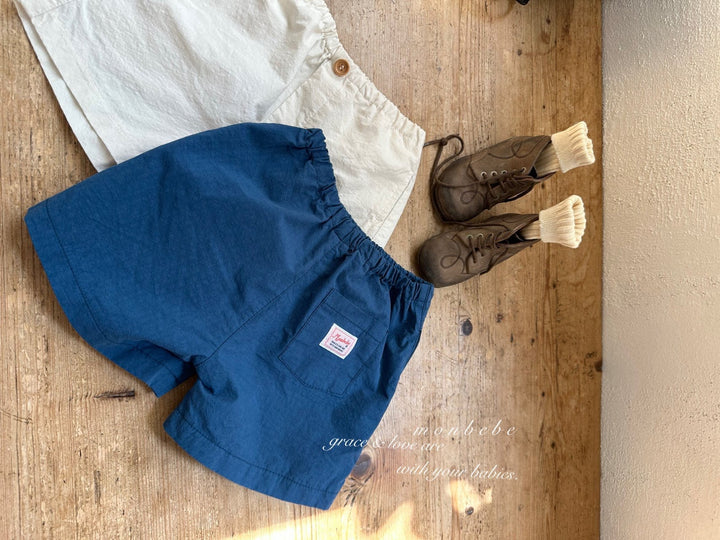 【予約】monbebe / Batik Cotton Shorts
