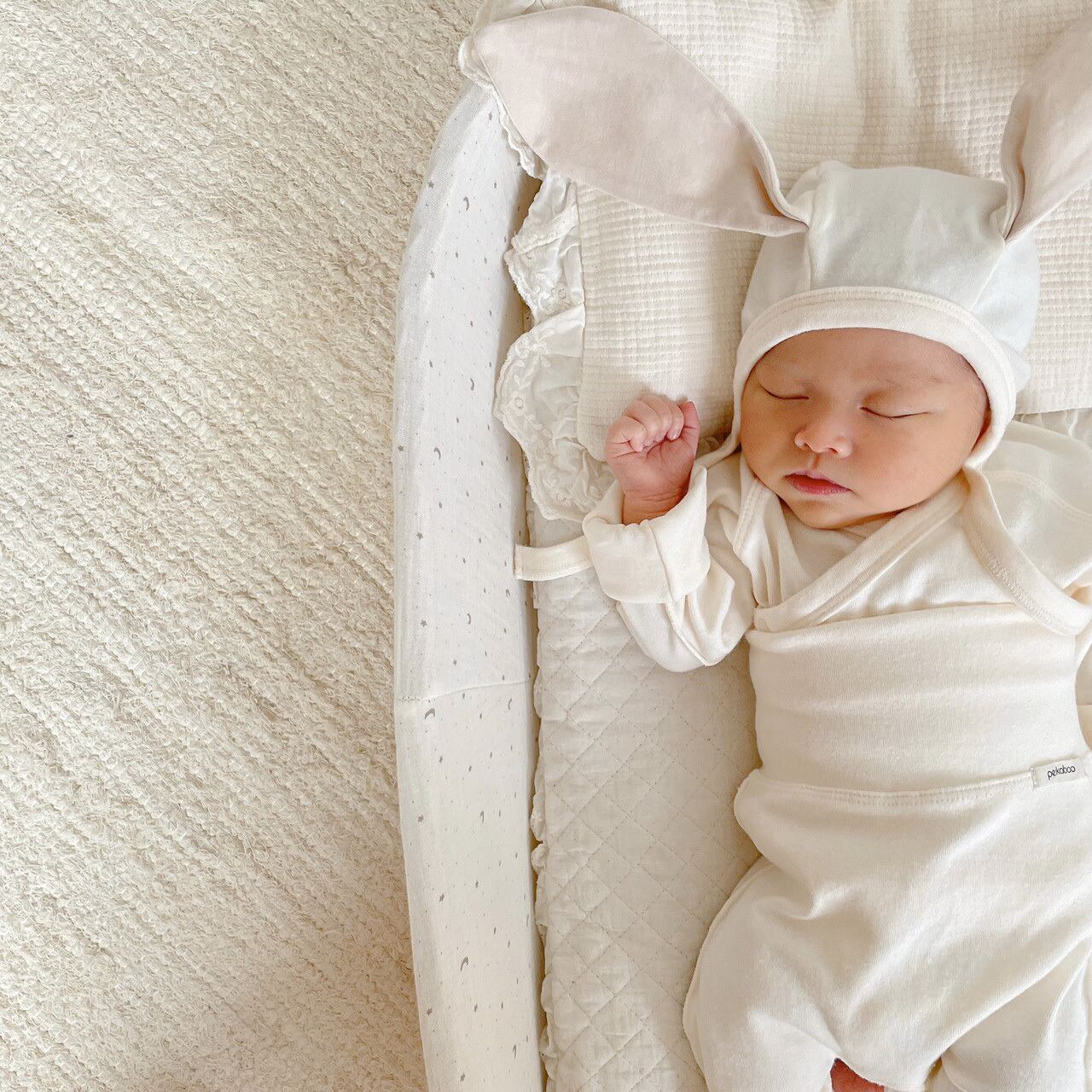 11/28 gray 再入荷】 peekaboo / bunny newborn set – ciel de bébé