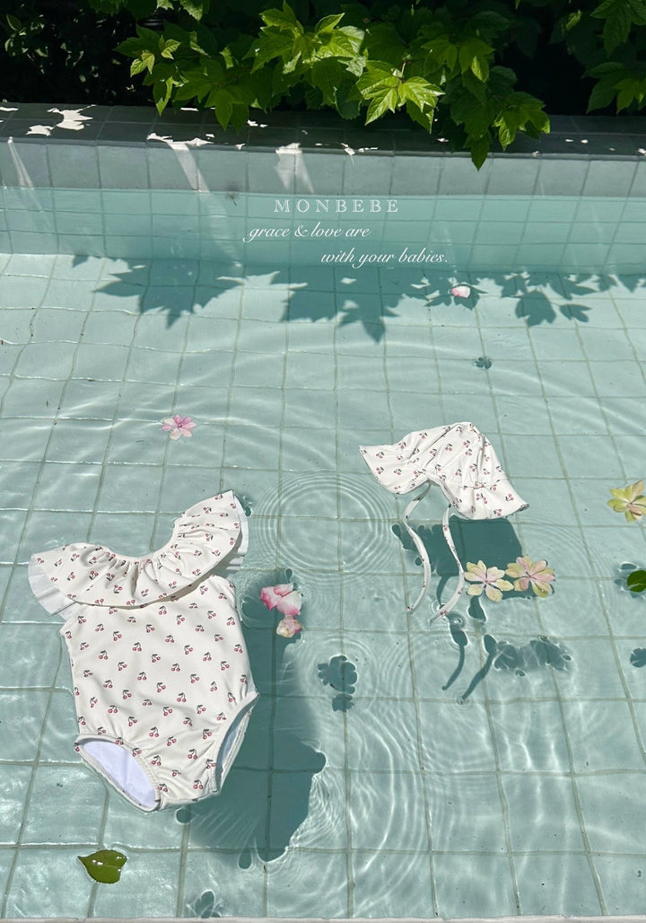 【S即納】monbebe / Lolo Swimwear(ボンネットセット)