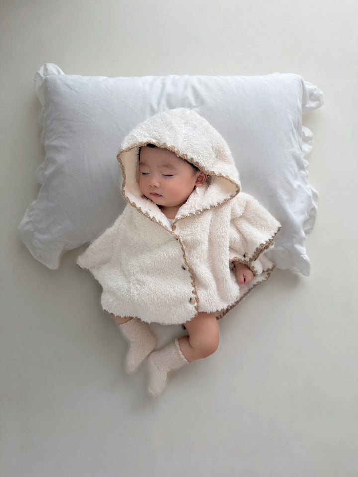 【即納】monbebe / (0-2歳まで) marshmallow bébé poncho