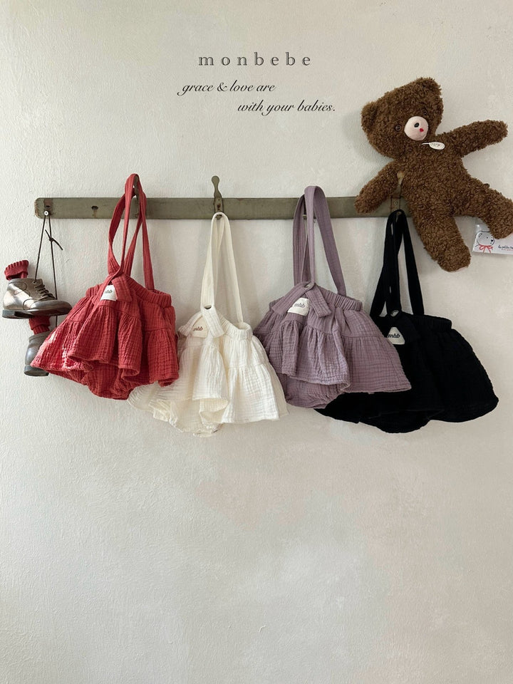【予約】monbebe / Cancan Suspender Bloomer Skirt