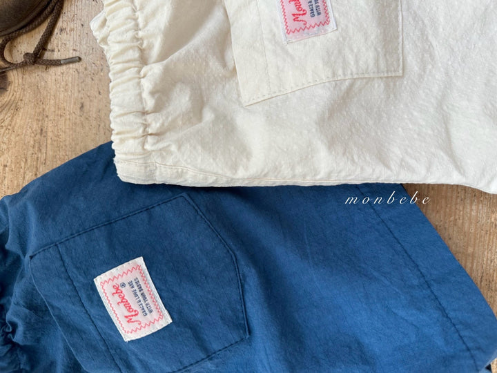 【予約】monbebe / Batik Cotton Shorts