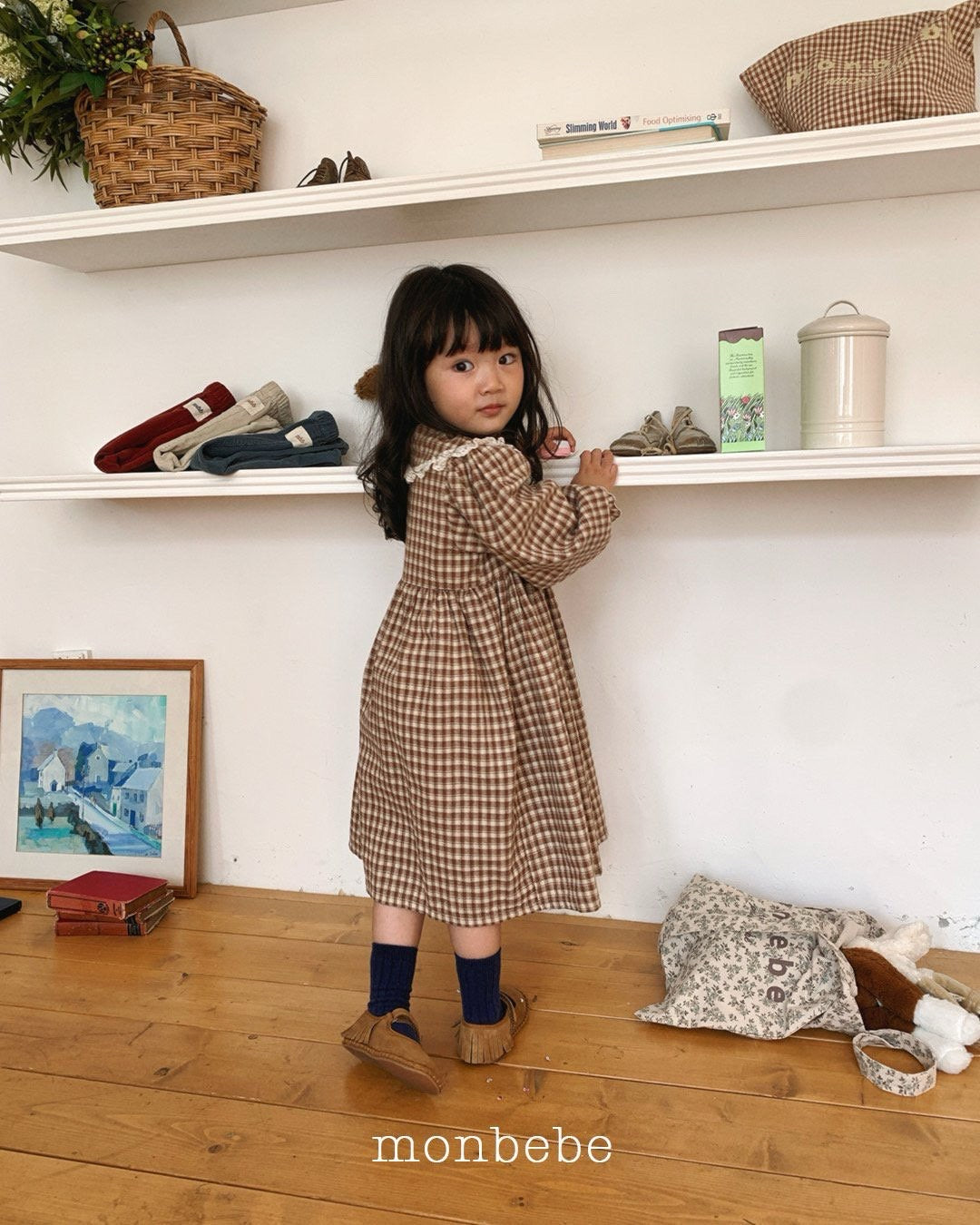monbebe / Lala Check Dress