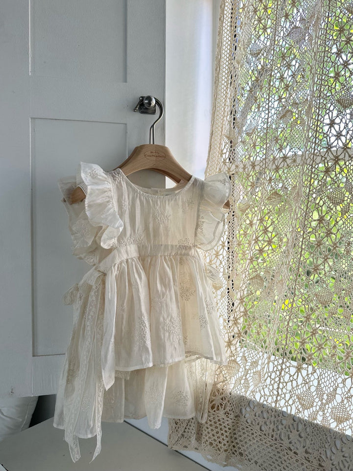 【予約】monbebe / (baby) Lily Layered Dress