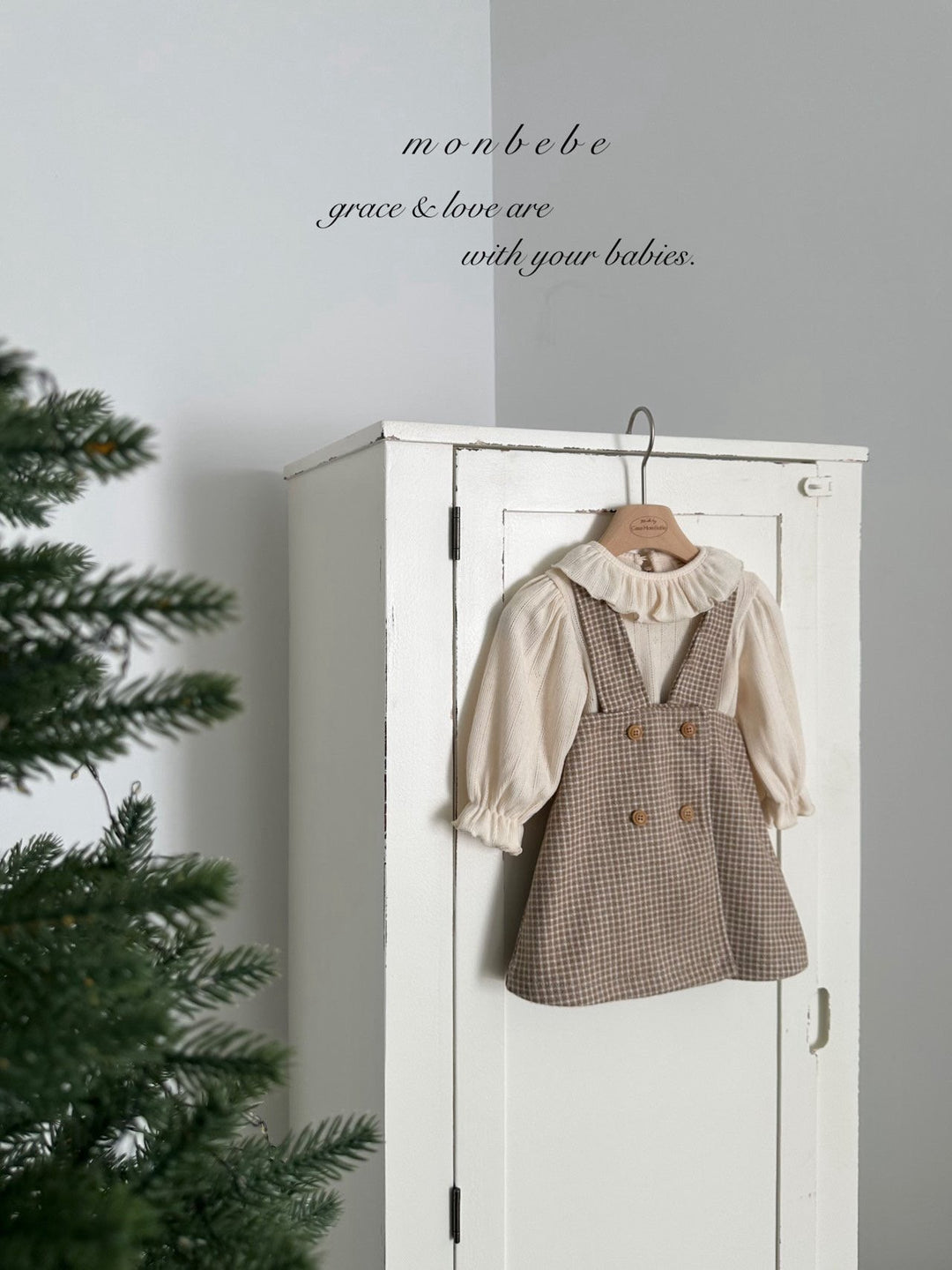 monbebe / Window Check dress