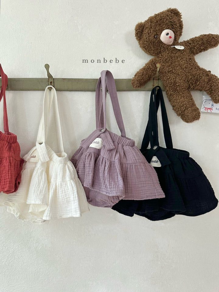 【予約】monbebe / Cancan Suspender Bloomer Skirt