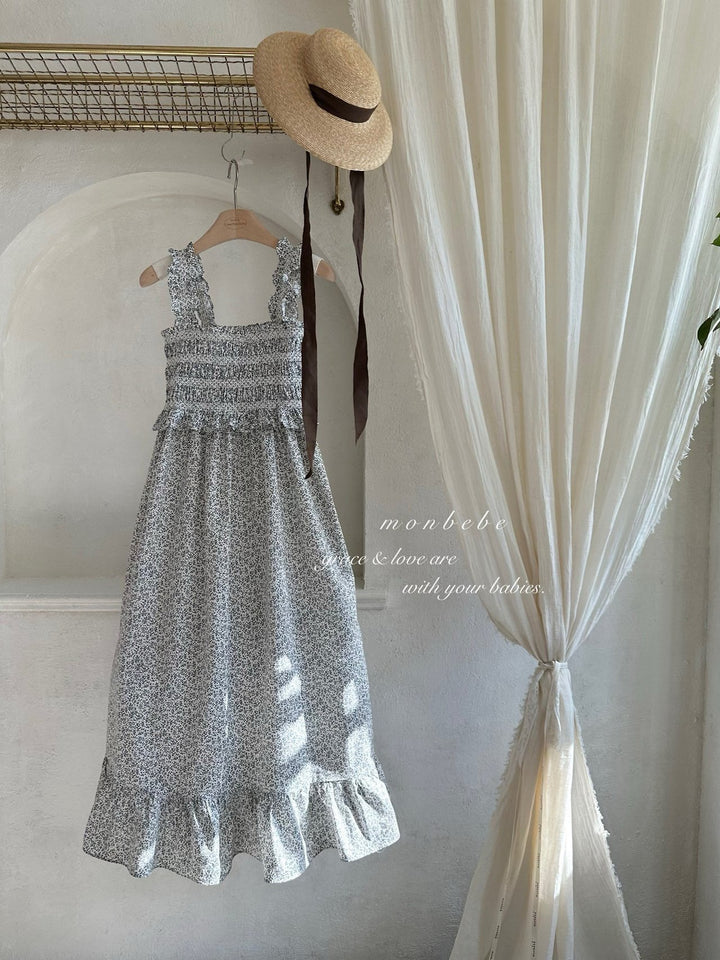 【予約】 monbebe / Smock dress (mom)