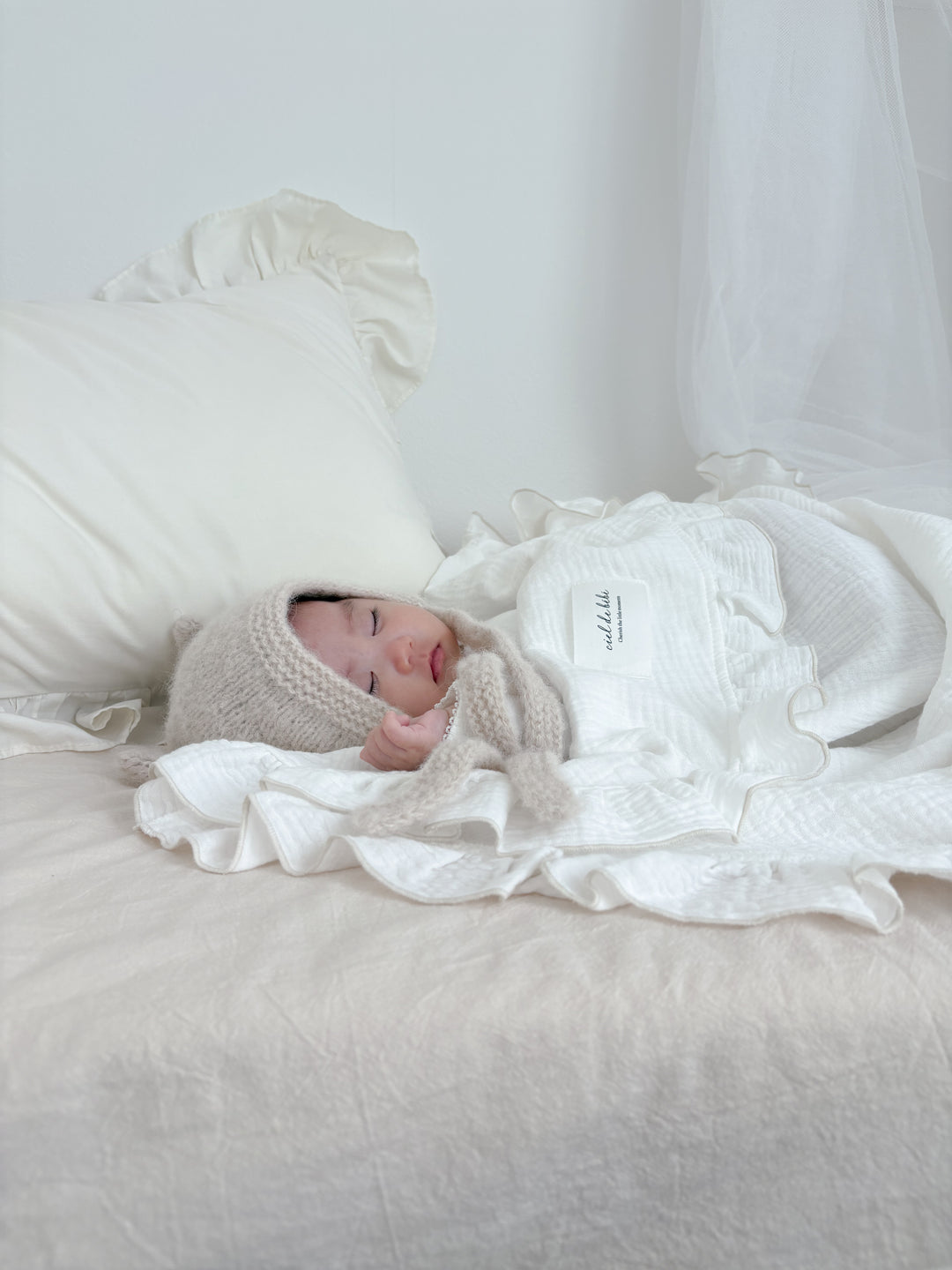 bébé / Luna Round Frill Blanket