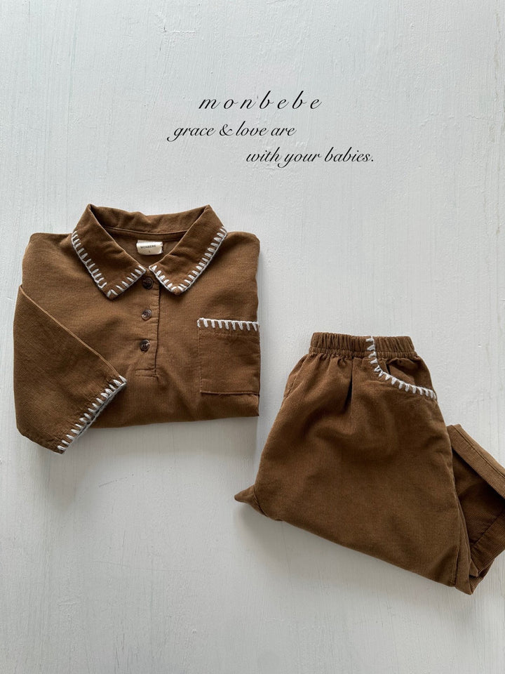 【新作:10/27以降発送】 monbebe / Louis melo shirts