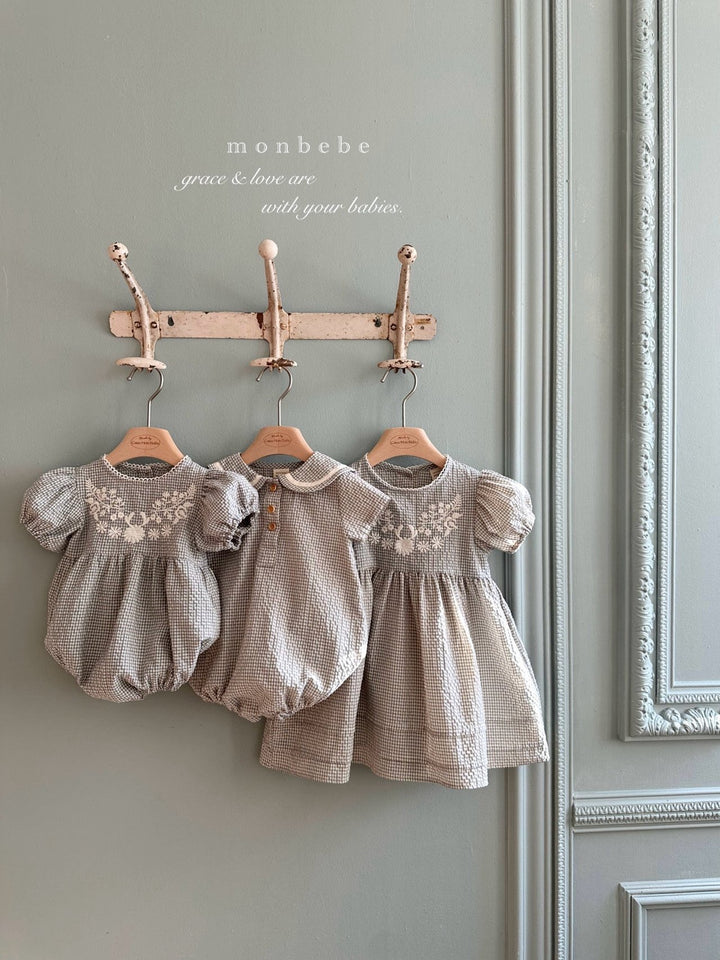 【2026夏新作】monbebe / Check Sailor Suit