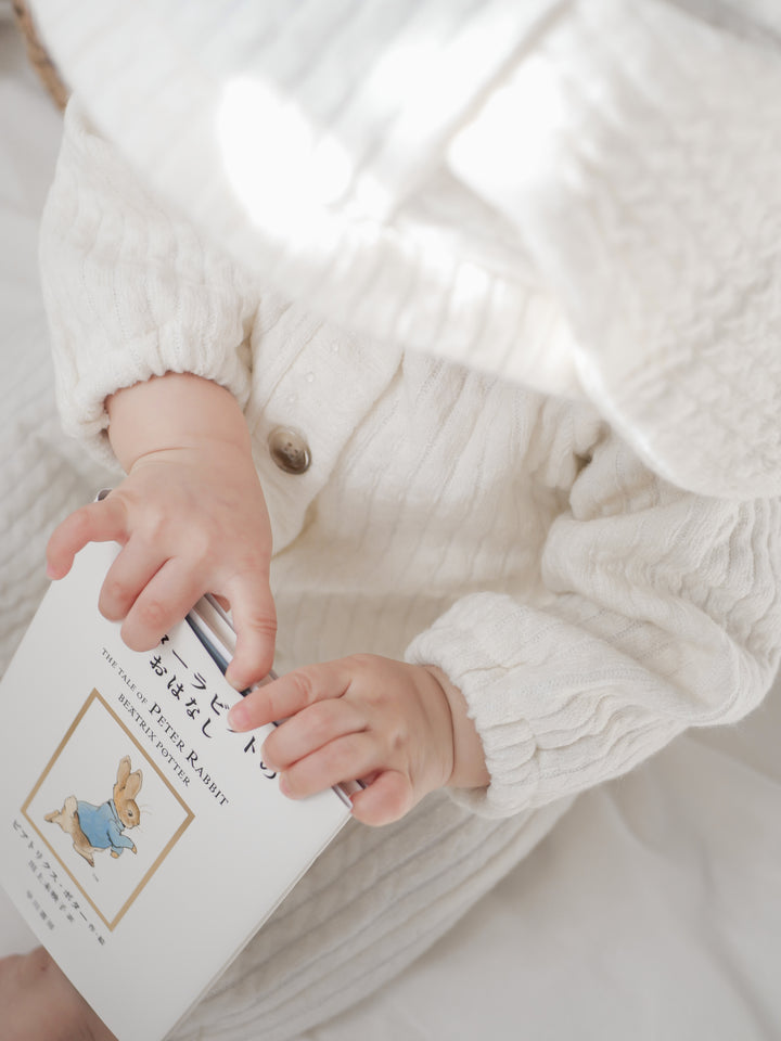 【新作:10/27以降発送】 monbebe / Bunny knit suit